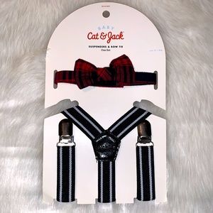 Cat & Jack Suspenders & Bow Tie